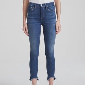 Rag & Bone ‘The Lenox’ High-Rise Skinny Ankle Jeans